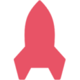 picto fusée rouge