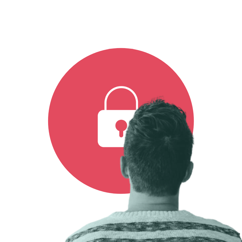 tete homme picto cadenas