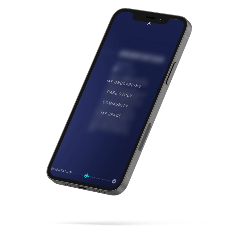 mock up smartphone ombre