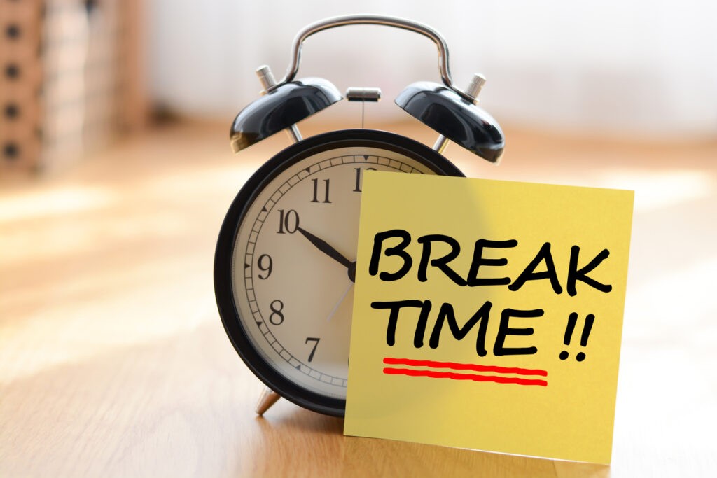 reveil post it break