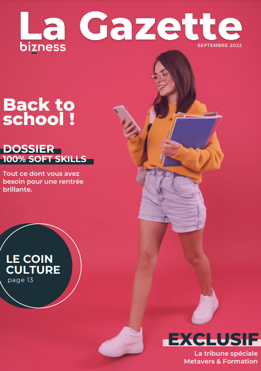 couverture magazine bizness soft skills ado smartphone