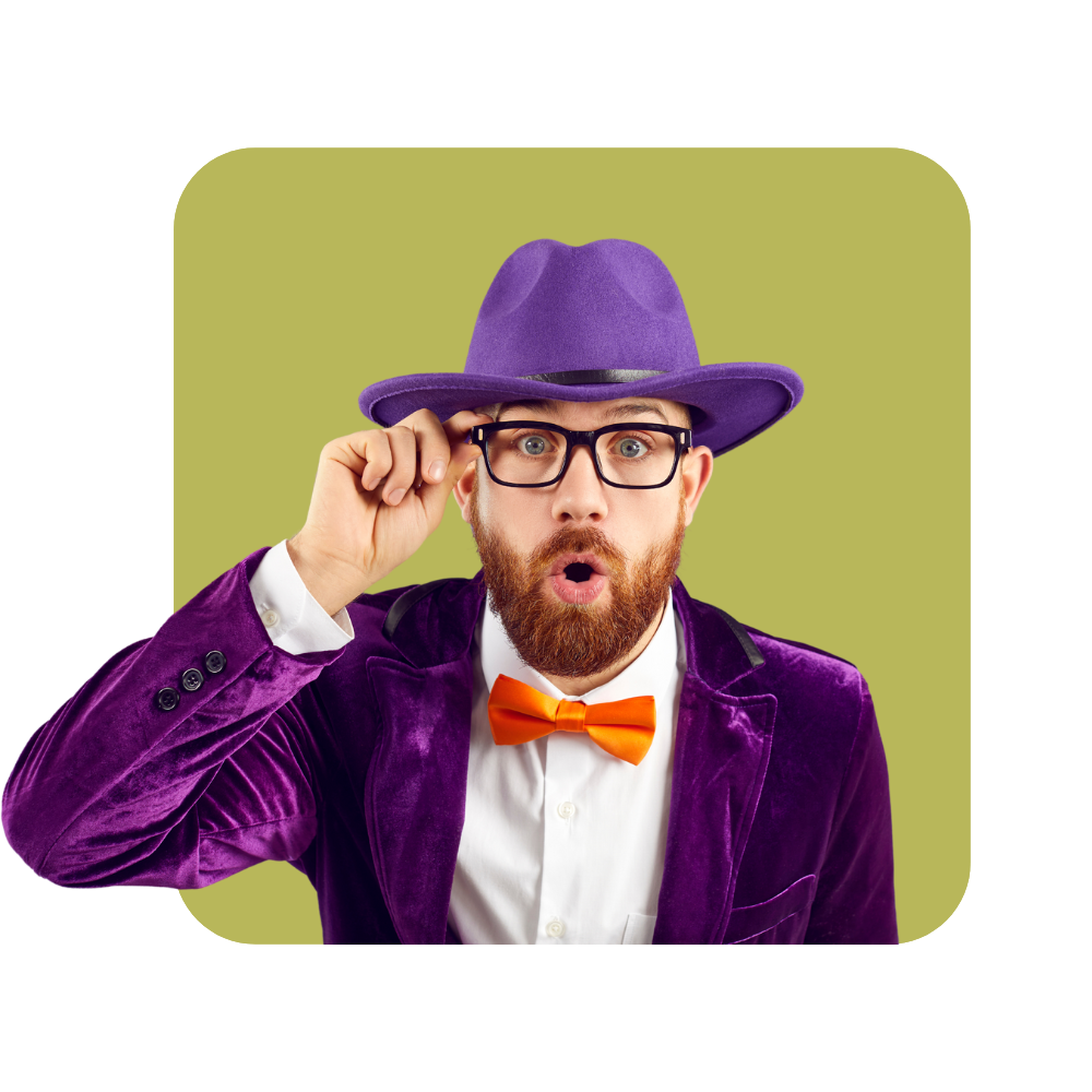 homme habillé en tenue festive